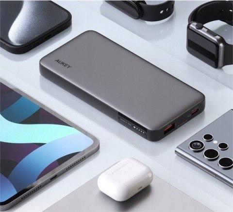 AUKEY PB-Y41 Power Bank 10000mAh 30W 2xUSB PD 3.0 QC 3.0 LED