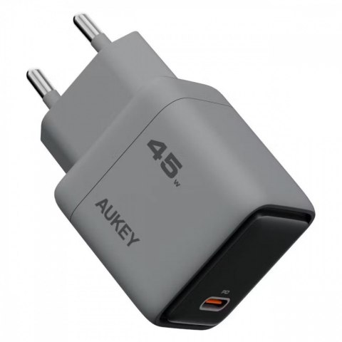 AUKEY PA-C2 ładowarka sieciowa 1xUSB-C PD 45W 4A QC4+ PD3.0 AFC PPS FCP SCP SSCP