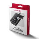 AXAGON ADM2-AM Adapter USB3.2 Gen 2 M.2 NVMe/SATA SSD 10Gbps 10cm USB-A cable