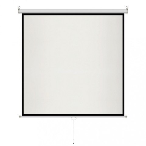 ART Ekran ręczny półautomat 1:1 96" 244x244cm MS-96 1:1