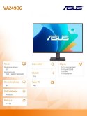 Asus Monitor 24 cale VA249QG IPS 120Hz HDMI DP VGA