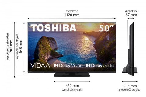 Toshiba Telewizor LED 50 cali 50UV3463DG