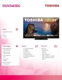 Toshiba Telewizor LED 55 cali 55UV3463DG