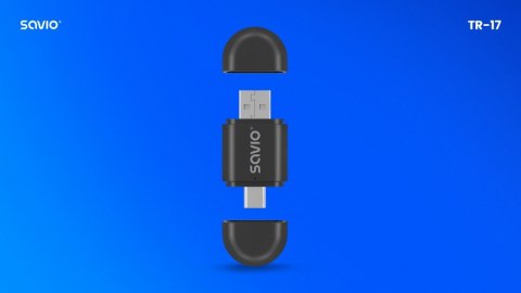 Savio Adapter bezprzewodowy CarPlay & Android Auto TR-17