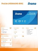 IIYAMA Monitor 50 cali LH5064UHS-B1AG, 24/7,IPS,ANDROID14,4K,500cd,1200:1, 2xHDMI ,USB-C,RJ45, RS-232c, IR, 2x10W, 2xUSB, UCHWYT ŚCIE