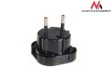 Maclean Przejściówka adapter EU na UK MCE72 Czarna