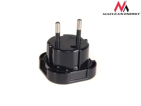 Maclean Przejściówka adapter EU na UK MCE72 Czarna