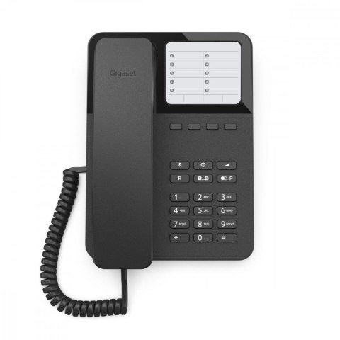 Gigaset Telefon przewodowy Desk400 Czarny