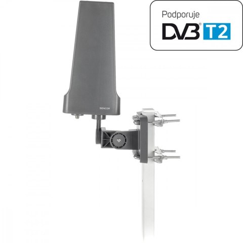 Sencor Antena zewnętrzna SDA 502 DVB-T2/T 20dB, 75 Ohm, 4G LTE