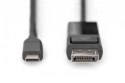 Digitus Kabel adapter USB Typ C/DisplayPort dwukierunkowy 8K 30Hz 2m