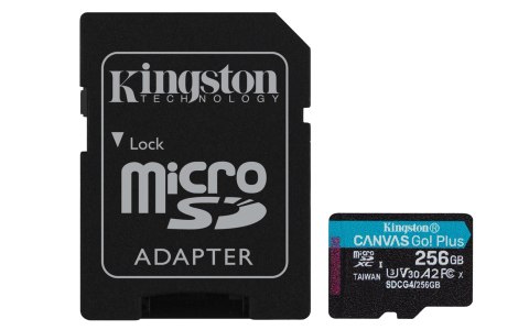 KINGSTON microSDXC Canvas Go Plus 256GB + Adapter