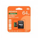 Adata Karta microSD Speed Plus 64GB UHS1 U3 V30 A2 160/140 MB/s