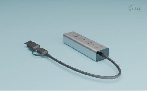 I-tec Uniwersalny metalowy ładujący HUB 2xUSB-C/2xUSB-A PD 85W