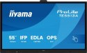 IIYAMA Monitor 55 cali TE5513A-B1AG INFRARED,40pkt,IPS,4K,7H,450cd/m2, WiFi,USB, ANDROID 14, Google EDLA,2x20W, UCHWYT CIENNY
