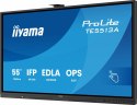 IIYAMA Monitor 55 cali TE5513A-B1AG INFRARED,40pkt,IPS,4K,7H,450cd/m2, WiFi,USB, ANDROID 14, Google EDLA,2x20W, UCHWYT CIENNY