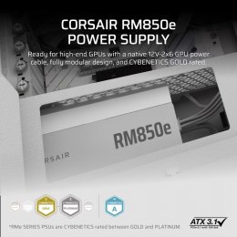 Corsair Zasilacz RM850e WHITE 80+GOLD F.MODULAR ATX 3.1