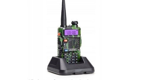 Krótkofalówka Baofeng UV-5R HTQ 1800mAh Camo, Radiotelefon Walkie Talkie Skaner Kamuflaż