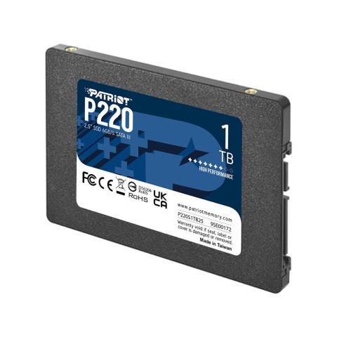 SSD PATRIOT P220 1TB SATA 2,5"