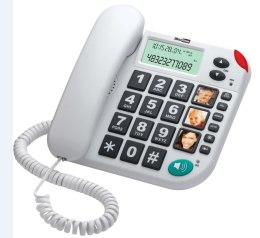 Maxcom KXT480 BB telefon przewodowy, biały
