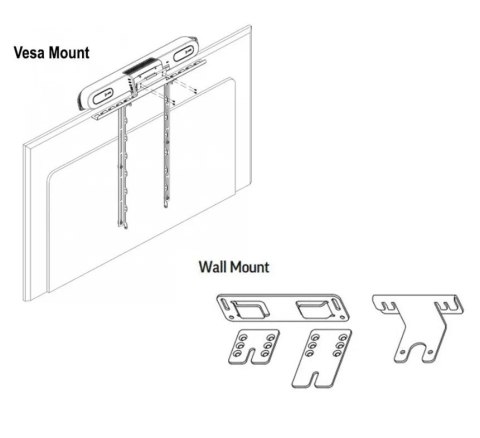 POLY Uchwyt VESA i uchwyt ścienny Studio X30/X32/V12 875L6AA