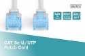 Digitus Patch cord U/UTP kat.5e PVC 0,25m szary