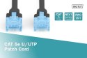 Digitus Patch cord U/UTP kat.5e PVC 0,5m czarny
