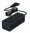 Gembird Ładowarka uniwersalna 100W GaN 2xUSB-A 2xUSB-C szybkie ładowanie czarna