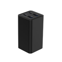 Gembird Ładowarka uniwersalna 65W GaN 2xUSB-A 2xUSB-C szybkie ładowanie czarna