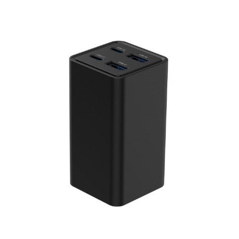 Gembird Ładowarka uniwersalna 65W GaN 2xUSB-A 2xUSB-C szybkie ładowanie czarna