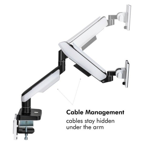 LogiLink Uchwyt do monitora,VESA 17-49 cali gazowy, max. 20kg