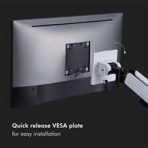 LogiLink Uchwyt do monitora,VESA 17-49 cali gazowy, max. 20kg