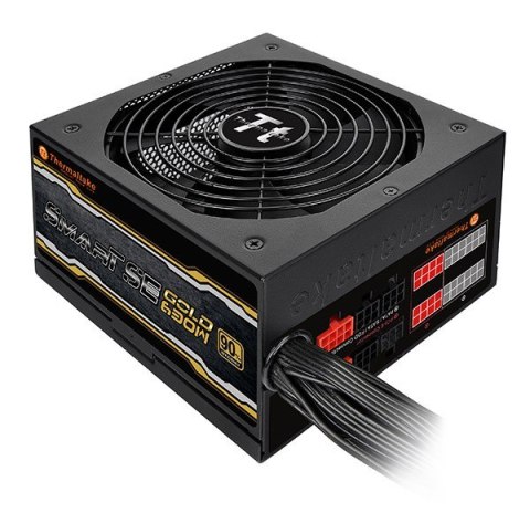 Thermaltake Zasilacz Smart SE 630W Modular (sprawność 80+ Gold dla 230V, 2xPEG, 140mm, Single Rail)