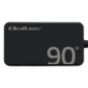 Qoltec Ładowarka sieciowa 90W GaN Fast SLIM | PD | 5-20V | 4.5A | USB-C 3.1 | Laptop | MacBook | Smartfon | +kabel