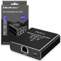 Qoltec Rozdzielacz Splitter Ethernet mini SWITCH 1x3 RJ45 | 1000Mb/s | USB-C | Aluminium