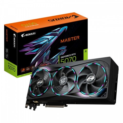 Gigabyte Karta graficzna GeForce RTX 5070 AORUS MASTER 12GB GDDR7 192bit HDMI/3DP