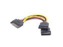 Gembird Kabel SATA (M)->SATA(F)X2 15cm