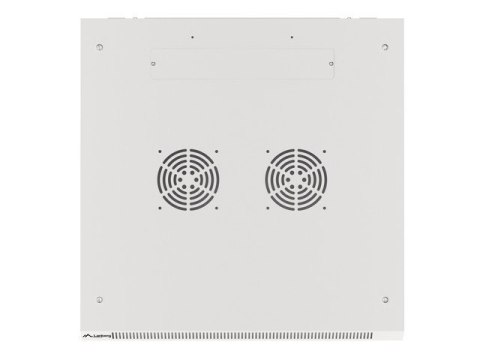 Lanberg Szafa instalacyjna wisząca 19 cali 12U 600X600mm szara (drzwi szklane)