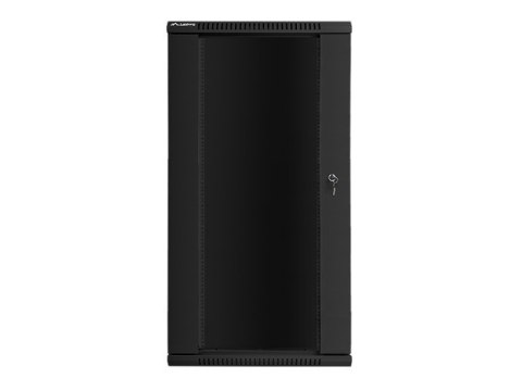 Lanberg Szafa instalacyjna wisząca 19 cali 27U 600X450mm czarna (drzwi szklane)
