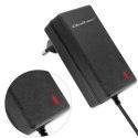 Qoltec Automatyczna ładowarka do akumulatora AGM GEL STD 6V 12V | 1.5A |Prostownik z sygnalizatorem LED