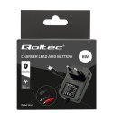 Qoltec Automatyczna ładowarka do akumulatora AGM GEL STD 6V | 1A | Prostownik z sygnalizatorem LED