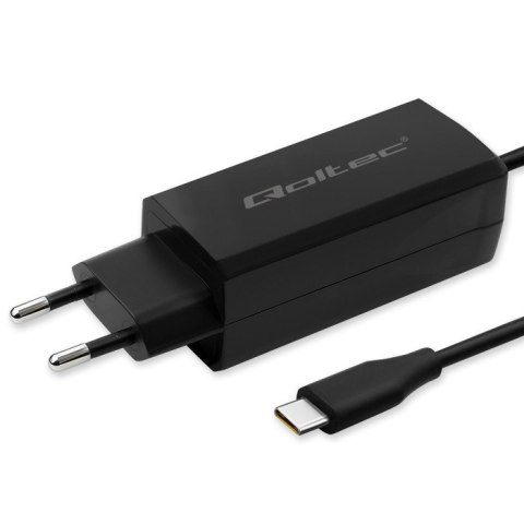 Qoltec Ładowarka sieciowa 65W GaN | 5-20V | 3-3.25A | USB-C 3.1