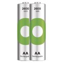 GP Battery Akumulatorki R6/AA Ni-MH 2600mAh blister 2szt. GP RECYKO