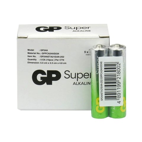 GP Battery Baterie alkaliczne LR03/AAA GP SUPER 10szt. (G-TECH)
