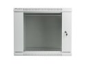 Lanberg Szafa instalacyjna wisząca 19 cali 9U 600X600mm szara (drzwi szklane)