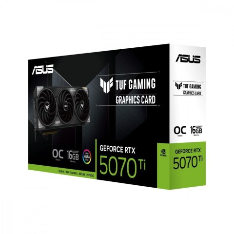 Asus Karta graficzna GeForce RTX 5070 TI TUF GAMING OC 16GB GDDR7 256bit DP/HDMI