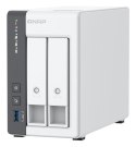 Qnap TS-216G, Tower, 2 x 2.5"/3.5" SATA, ARM 2.0GHz Quad core, 4GB, 1 x 2.5GbE + 1 x GbE, External adapter (PSU)