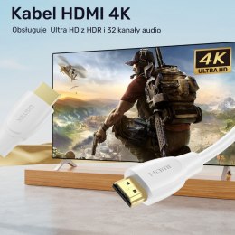 Unitek Kabel HDMI 2.0 4K 60Hz; 1m; biały; C11090AWH03-1M