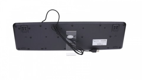 Gembird Klawiatura standardowa USB Cyrylica KB-U-103-RU czarna