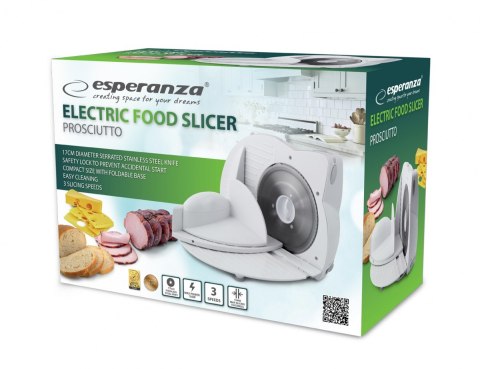 Esperanza Elektryczna krajalnica Esperanza PROSCIUTTO 150W EKM017W