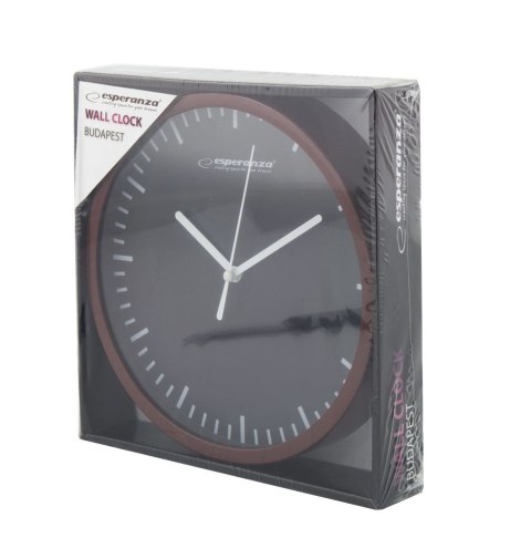 Esperanza Zegar ścienny BUDAPEST Czarny